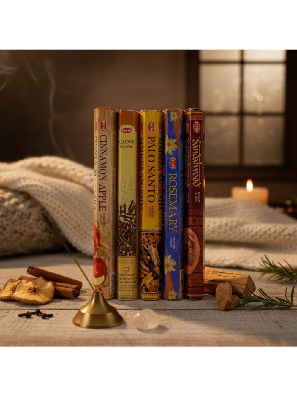 HEM Incense Variety Pack 100 Sticks Mare’s Dark Day Comforts Witches Quest